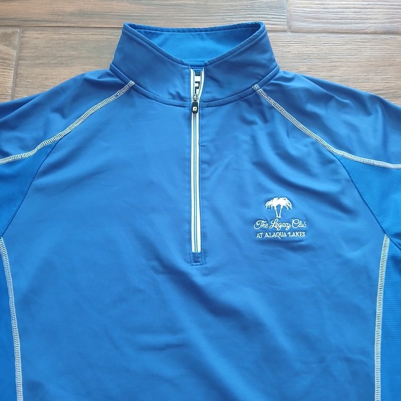 FootJoy Pullover Mens Medium Blue Golf The Legacy Club Member Performance Flex - Picture 1 of 10